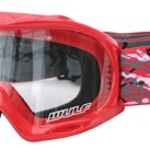 WULFSPORT JUNIOR MASCHERINA ABSTRACT ROSSA