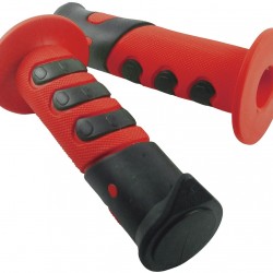 BIKE-IT GRIP MX COM ROSSO/NERO