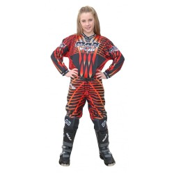 WULFSPORT JUNIOR PANTALONE MAX V-16 RACE ROSSO