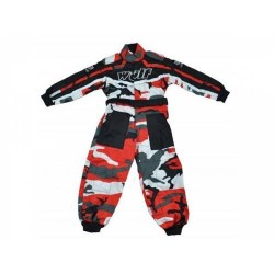 WULFSPORT JUNIOR TUTA RACING ROSSO MIMETICO