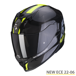 SCORPION EXO-520 EVO AIR LATEN NERO-GIALLO NEON