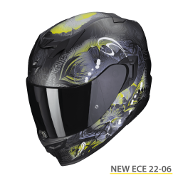 SCORPION EXO-520 EVO AIR MELROSE NERO OPACO-GIALLO