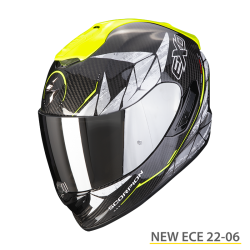 SCORPION EXO-1400 EVO CARBON AIR ARANEA NERO-GIALLO FLUO