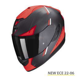 SCORPION EXO-1400 EVO CARBON AIR KENDAL NERO OPACO-ROSSO