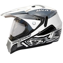 WULFSPORT PRIMA SPEED DOPPIA VISIERA BIANCO