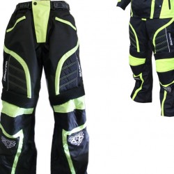 WULFSPORT PANTALONE HI-VIZ ALPINA NERO-GIALLO