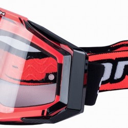 SCORPION MASCHERA OFF-ROAD ROSSO FLUO-NERO