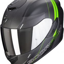 SCORPION EXO-1400 CARBON AIR DRIK Nero opaco-Verde