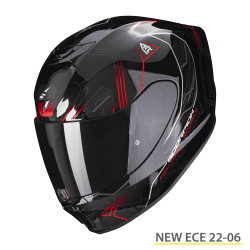 SCORPION EXO-391 SPADA NERO-ROSSO NEON