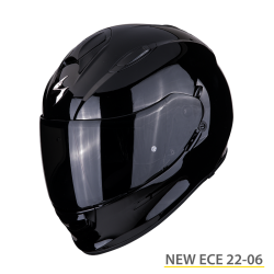 SCORPION EXO-491 SOLID NERO LUCIDO