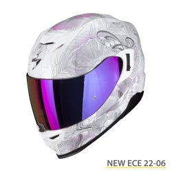 SCORPION EXO-520 EVO AIR MELROSE BIANCO PERLA-ROSA