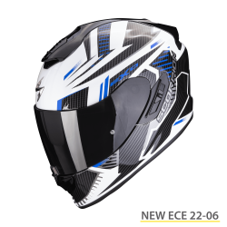 SCORPION EXO-1400 EVO AIR SHELL NERO-BLU