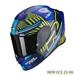 SCORPION EXO-R1 EVO AIR VICTORY BLU-GIALLO NEON