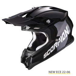 SCORPION VX-16 EVO AIR SOLID NERO LUCIDO