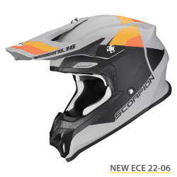 SCORPION VX-16 EVO AIR SPECTRUM GRIGIO OPACO-ARANCIO