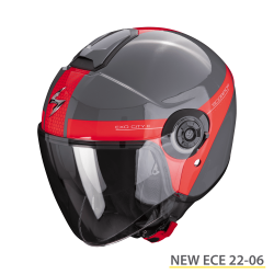 SCORPION EXO-CITY II SHORT GRIGIO CEMENTO-ROSSO