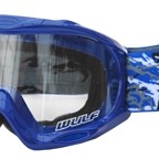 WULFSPORT JUNIOR MASCHERINA ABSTRACT BLU