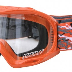 WULFSPORT JUNIOR MASCHERINA ABSTRACT ARANCIONE