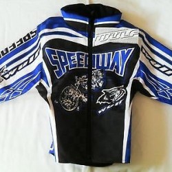 WULFSPORT GIACCA SPEEDWAY RIDE BLU