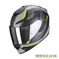 SCORPION EXO-1400 EVO AIR ATTUNE GRIGIO OPACO-NERO-GIALLO NEON