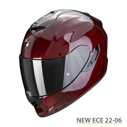 SCORPION EXO-1400 EVO CARBON AIR SOLID ROSSO