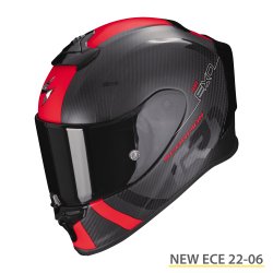 SCORPION EXO-R1 EVO CARBON MG NERO OPACO-ROSSO