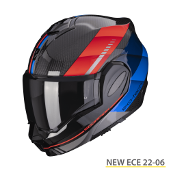 SCORPION EXO-TECH EVO CARBON GENUS NERO-BLU-ROSSO