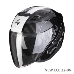 SCORPION EXO-230 CONDOR NERO LUCIDO-BIANCO