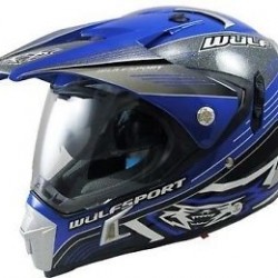 WULFSPORT PRIMA SPEED DOPPIA VISIERA BLU