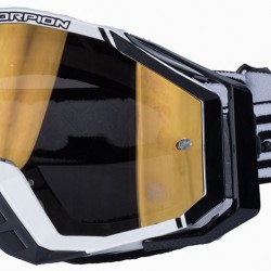 SCORPION MASCHERA OFF-ROAD BIANCO-NERO