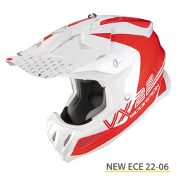 SCORPION VX-22 EVO AIR ARES BIANCO-ROSSO