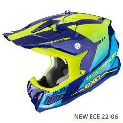 SCORPION VX-22 EVO AIR ATTIS BLU-GIALLO FLUO