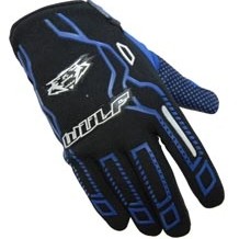 WULFSPORT JUNIOR GUANTI FORCE / TRIALS  BLU