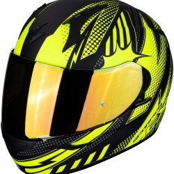 SCORPION EXO-390 POP NERO OPACO-GIALLO FLUO