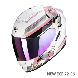 SCORPION EXO-1400 EVO AIR GAIA BIANCO PERLA-ROSA-VERDE