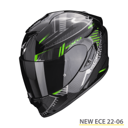 SCORPION EXO-1400 EVO AIR SHELL NERO-VERDE