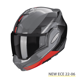 SCORPION EXO-TECH EVO GENRE GRIGIO-NERO-ROSSO