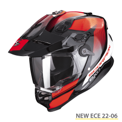 SCORPION ADF-9000 AIR TRAIL NERO-ROSSO